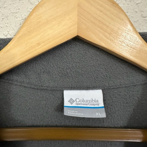 COLUMBIA Mens Steen Mountain 1/4 Snap Fleece Pullover in Gray - Picture 6 of 9